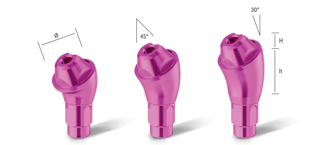 Asper angled abutment multiunit 30 degrees