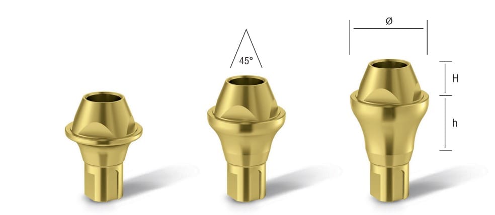 asper straight multiunit abutment