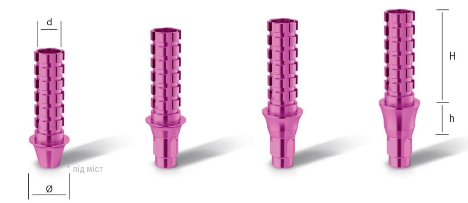 Asper temporary abutments