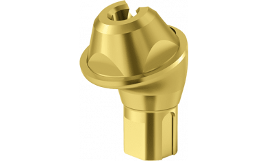 Multiunit angled abutment 17°