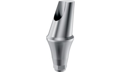 Angled titanium abutments 15°