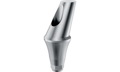 Angled titanium abutments 25°