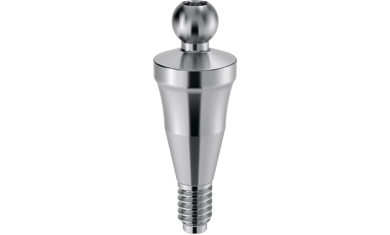 Ball titanium abutments Ø 4.5