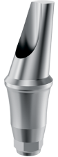 Angled titanium abutments 15°