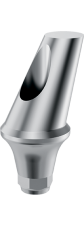 Angled titanium abutments 25°