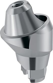 Angled abutment multi-unit system 17°