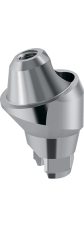 Angled abutment multi-unit system 17°