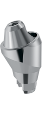 Angled abutment multi-unit system 17°