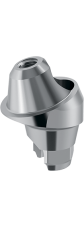 Angled abutment multi-unit system 17°